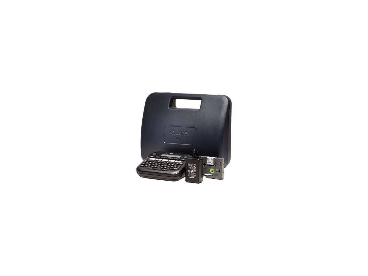 PTOUCH Gerät inkl. Koffer PT-D210VP und Adapter (4977766757300)