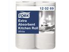 TORK Küchenrolle 473488 weiss, 2-lagig 2 Stück (7322540006292)