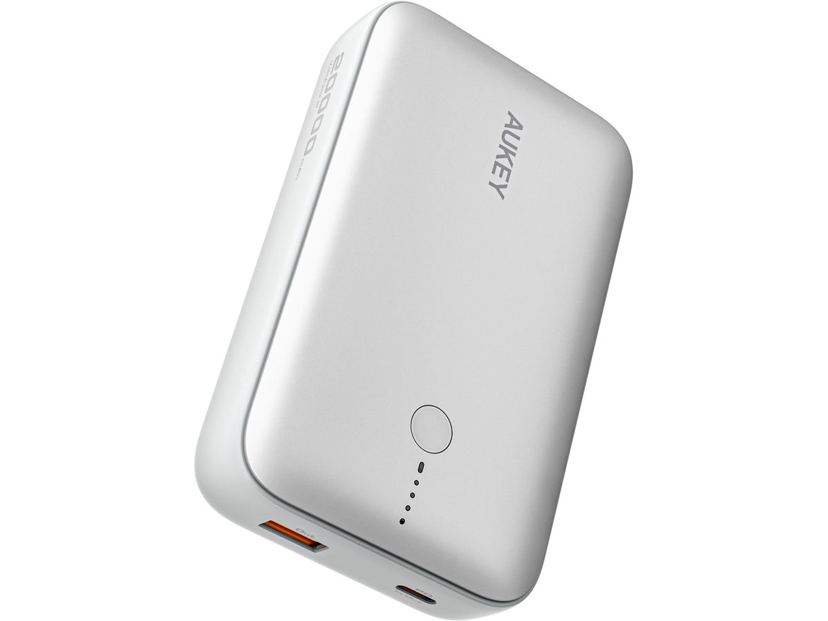 AUKEY Spark Mini 20000, 20W, PD,QC PB-Y57 Powerbank,White,USB-C,USB-A (0689323787975)