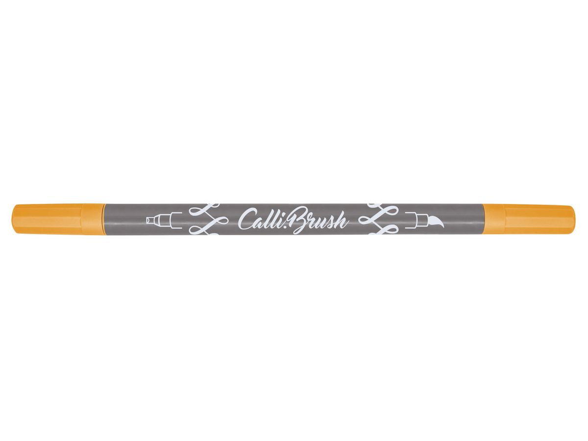 ONLINE Callibrush Pen Double Tip 2mm 19073/6 Curry (4014421190734)