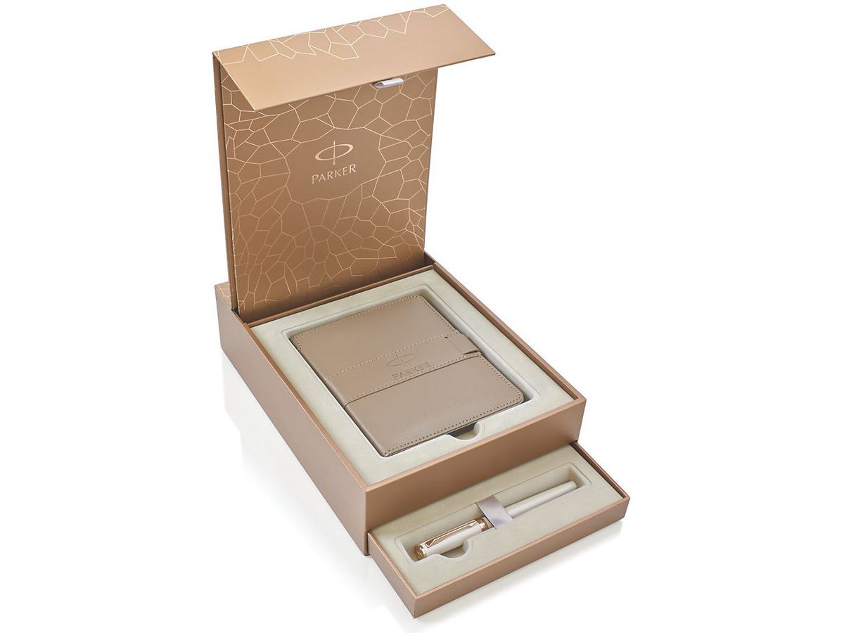 PARKER Geschenkset S1935166 INGENUITY Notizbuch Pearl (3501179351667)
