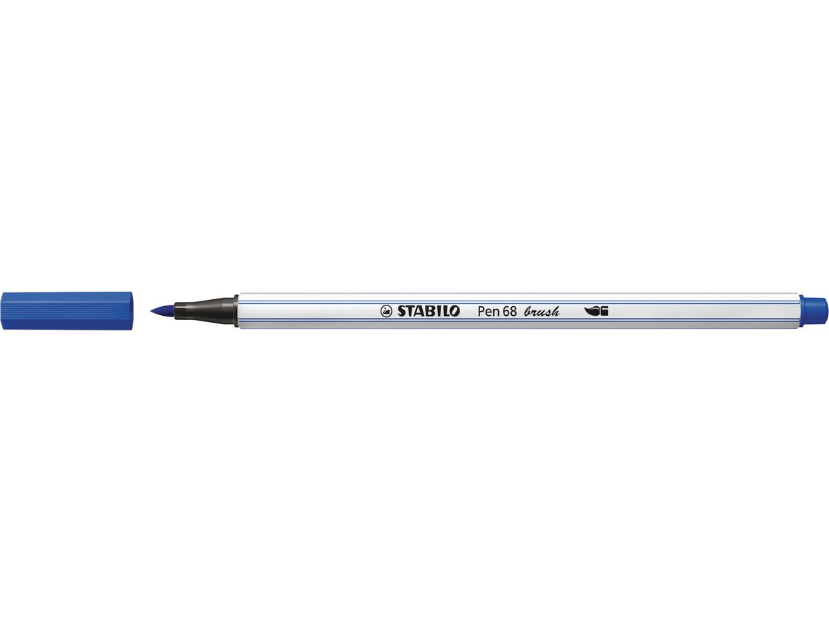 STABILO Fasermaler Pen 68 Brush 568/32 ultramarinblau (4006381545761)