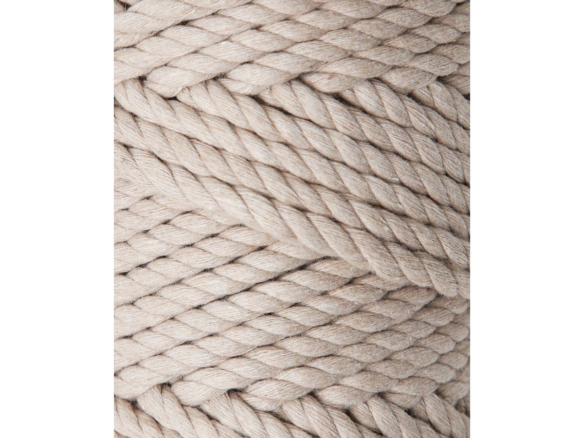 I AM CREATIVE Macrame Rope 6205.03 beige 5mm, 330g (7640415811049)