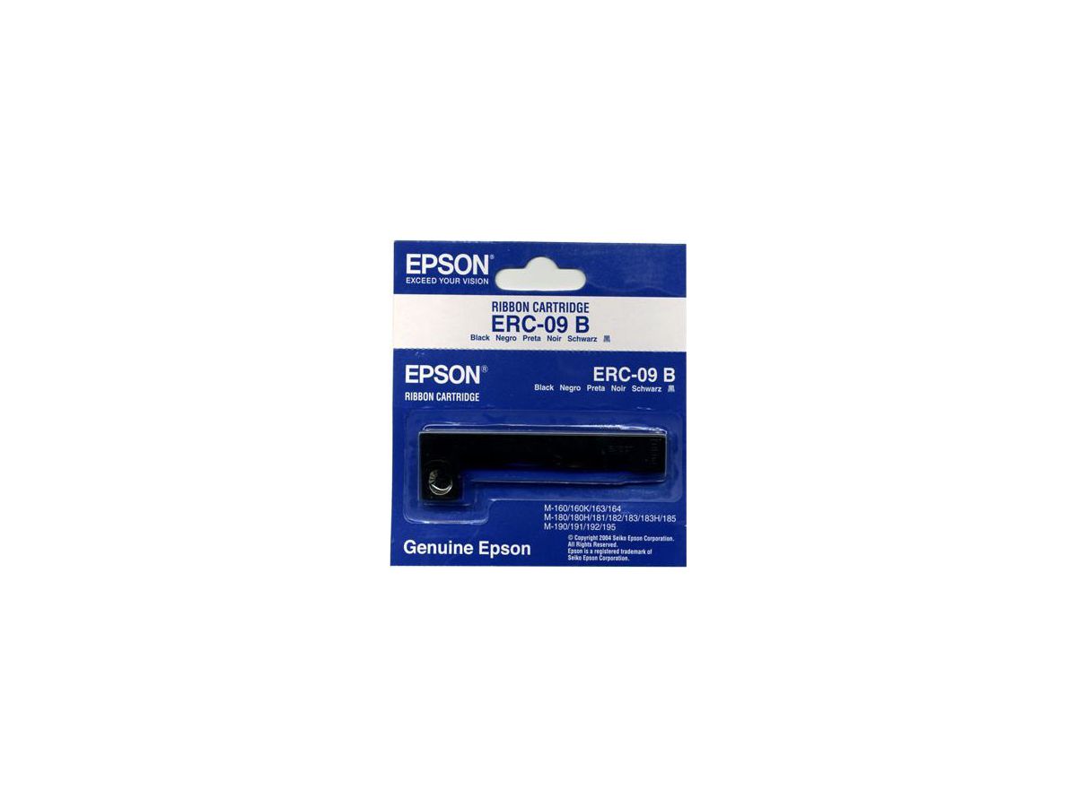 EPSON Ruban Nylon noir S015354 ERC 09, HX 20 4 mm x 0,205 m (0010343852877)