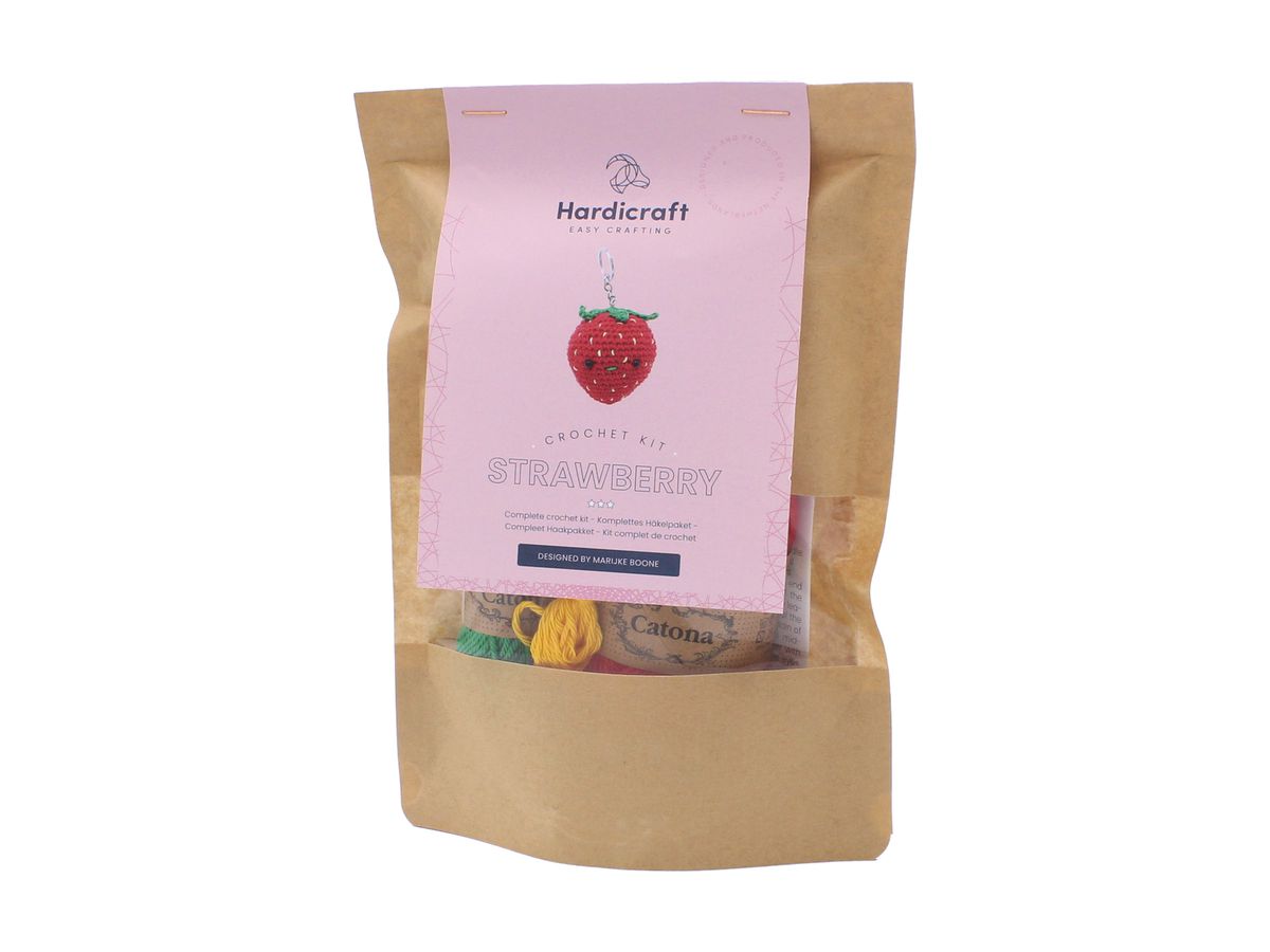 HARDICRAFT Set per uncinetto HC-40MB110 Portachiavi Fragola (8719244510924)