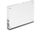 DEFLECTO Magnet. Acrylblock A6 MCHA611 transparent 2x7.5mm (5055425953627)