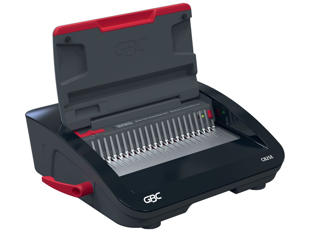 GBC Plastikbindegerät CombBind A4 4410064CH CB25E, 390 Seiten (5028252650410)