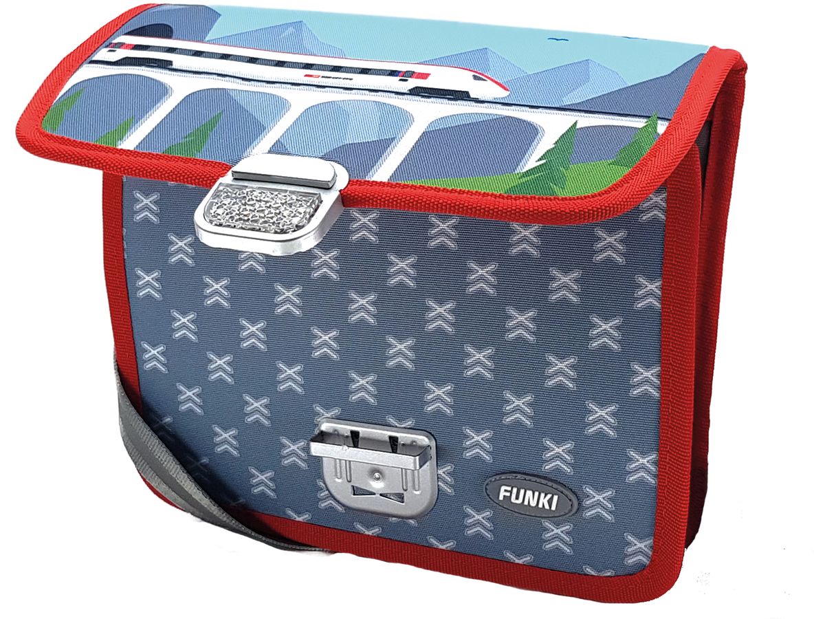 FUNKI Borsa scuola materna S6020.003 Fast Train 268x200x70mm (7611468084261)
