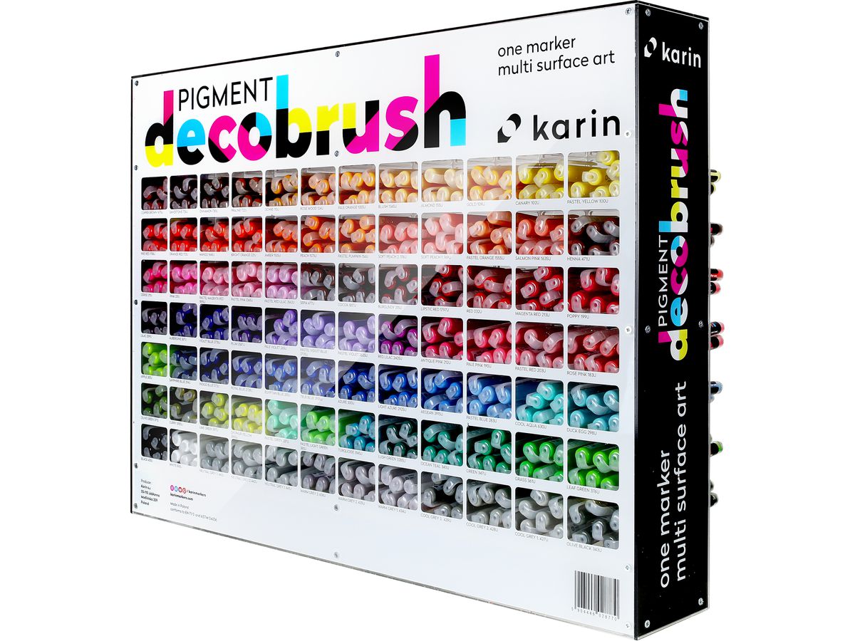 KARIN Pigment Deco Brush 29C11 Display 504 Stk. (5904446028770)