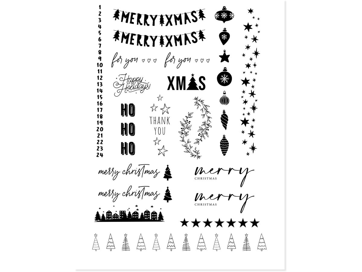 I AM CREATIVE Tatuaggio con candela A4 4010.71 Xmas I (7611983251155)