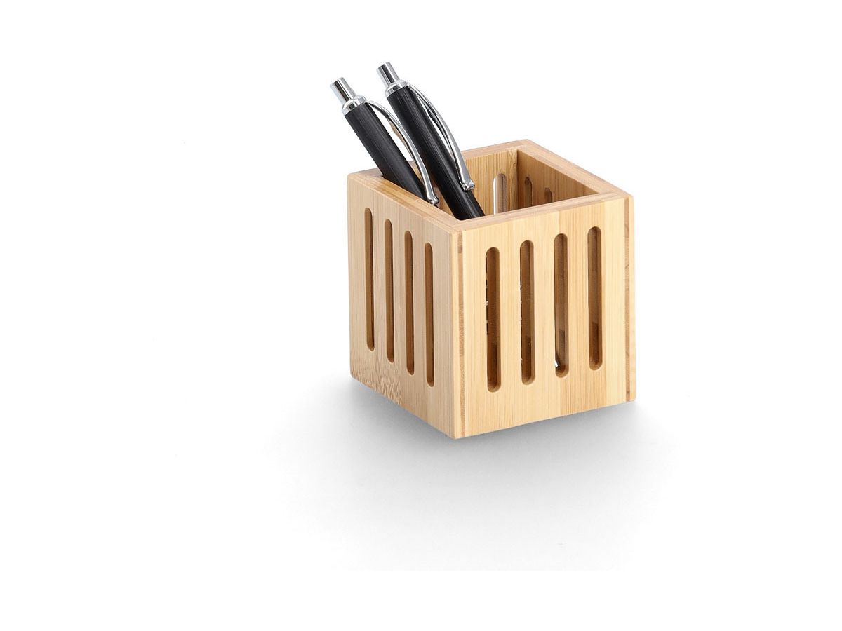 ZELLER Stiftehalter 15201 bambus 8x8x8cm (4003368152011)