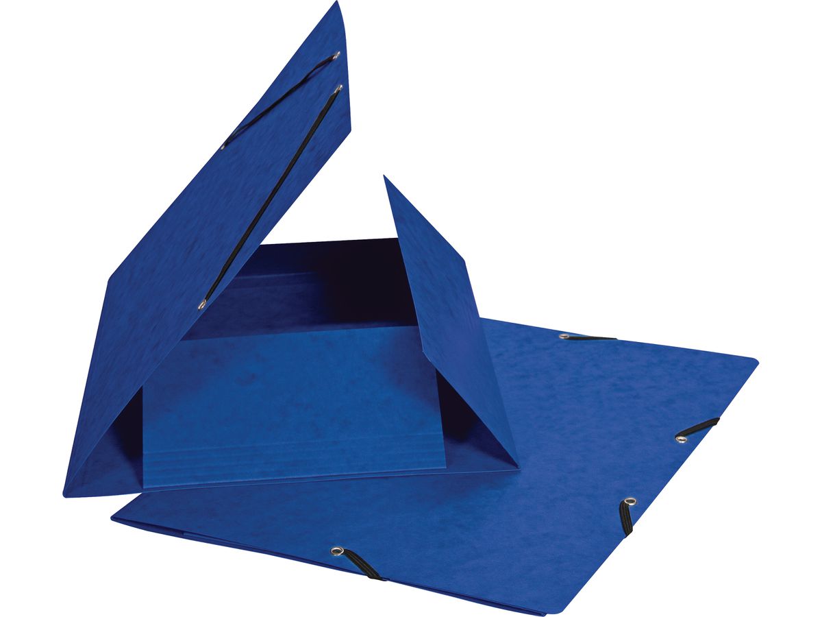 BIELLA Gummibandmappe A4 17840105U blau, 355gm2 200 Bl. (7611365322121)