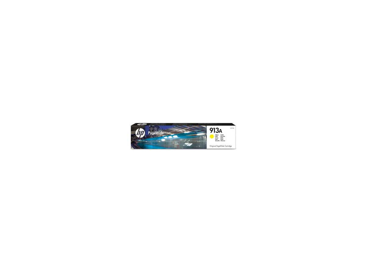 HP PW-Cartridge 913A yellow F6T79AE PageWide Pro 352/452 3000 S. (0889296544647)