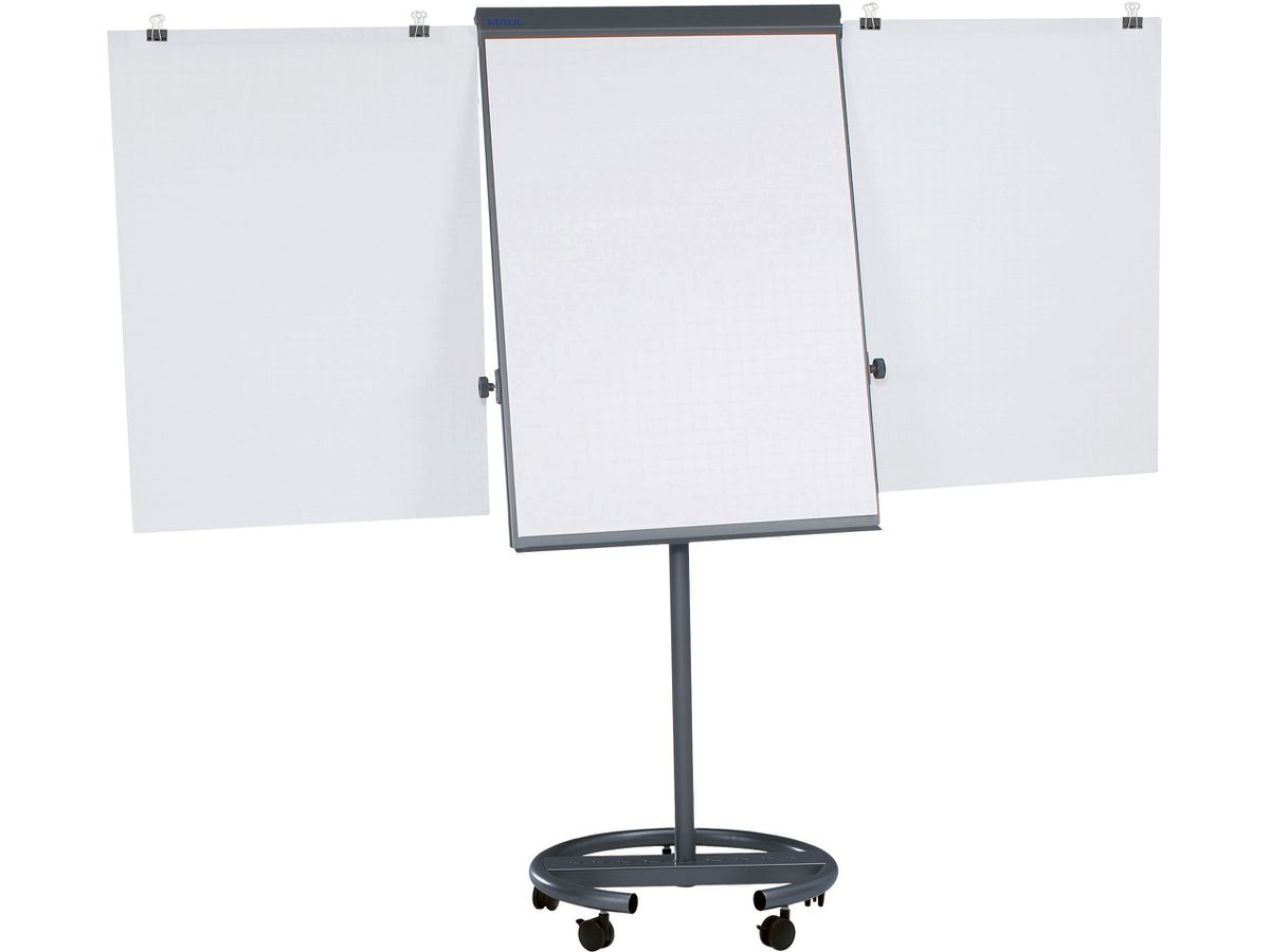 MAUL Flipchart MAULoffice 189.50 Rundfuss mit 2 Papierhaltern (4002390042192)