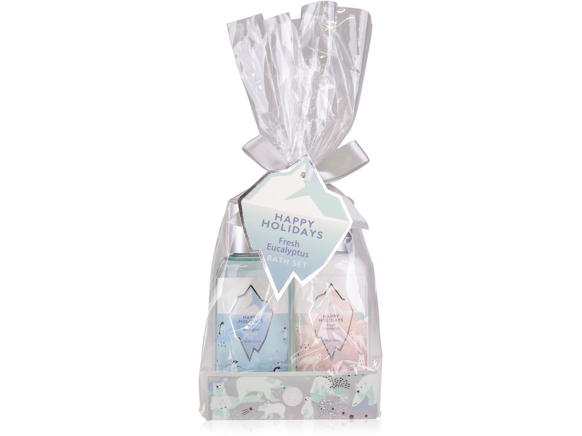 ROOST Bath set Happy Holidays 6054260 Showergel, Bodylotion 100ml (4015953659850)