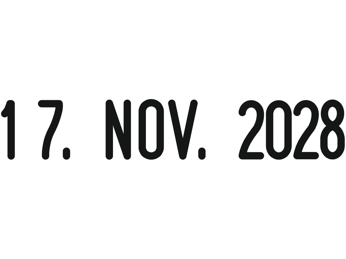 TRODAT Dateur D 1000D 18×3mm (7612532051653)