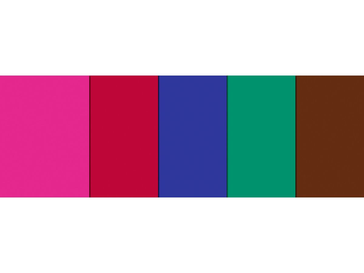 URSUS Papier de soie 50x70cm 4622299 coloré 5 feuilles (4008525041368)