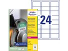 AVERY ZWECKFORM Etiquettes 63.5x33.9mm L7912-40 blanc, mat, A4 40 flls. (4004182049990)