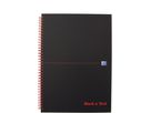 OXFORD Buch Black 'n Red A4 400047609 quadrettato, 90g 70 fogli (4006140009145)