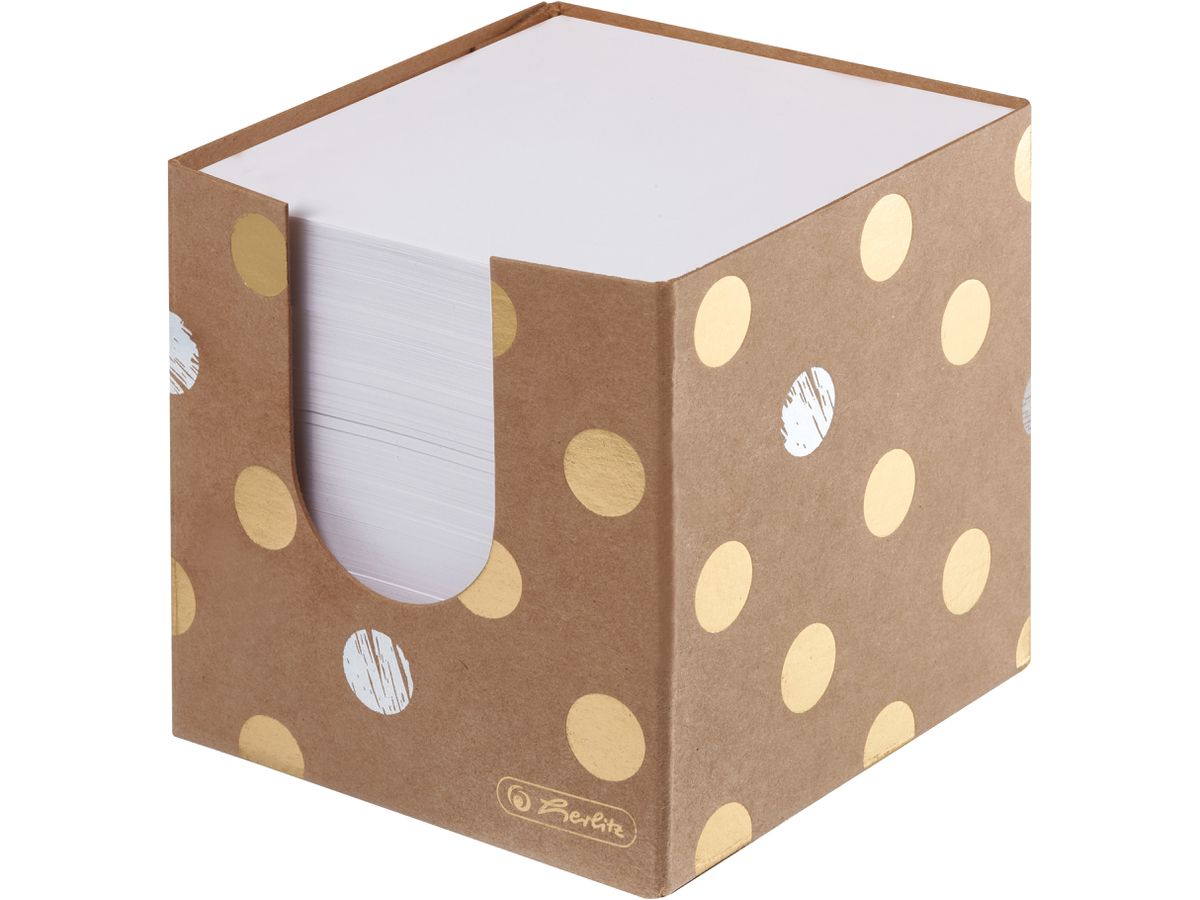 HERLITZ Zettelkasten 9x9x9cm 50021819 Pure Glam (4008110574387)