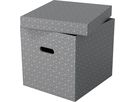 ESSELTE Boîte de rangement Home Cube 628289 365x320x315mm, gris 3 pcs (4049793072340)