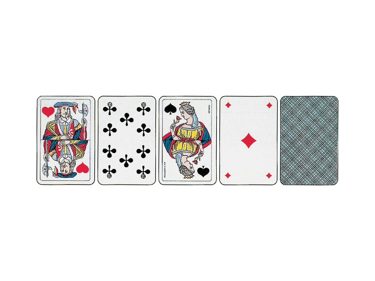 AGMÜLLER Jasskarten Piquet 57x89mm 10026889-000 Piquet 36 Karten (7621600268893)