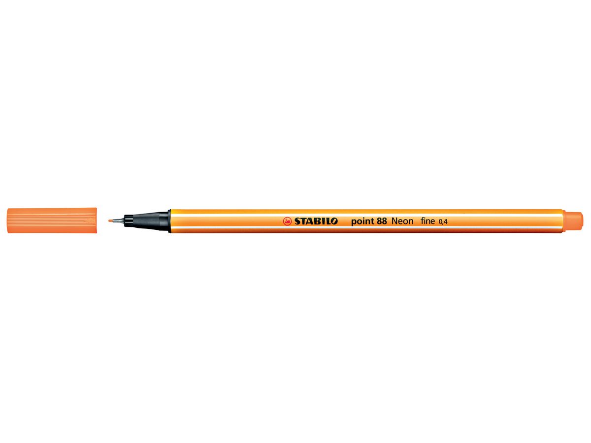 STABILO Fineliner Point 88 0.4mm 88/054 arancione (4006381438575)