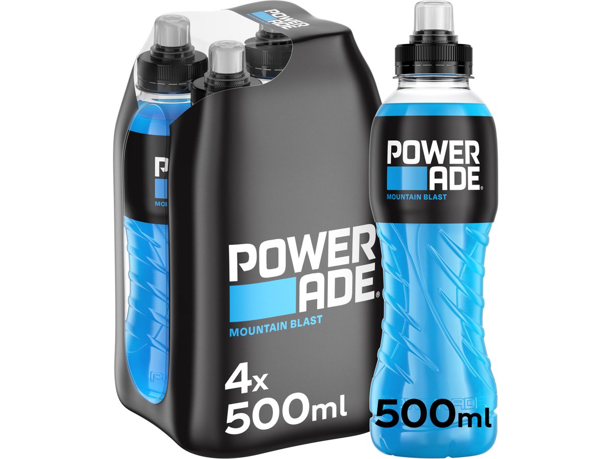 POWERADE Mountain Blast, Pet 129400000243 50 cl, 4 Stk. (5449000097347)