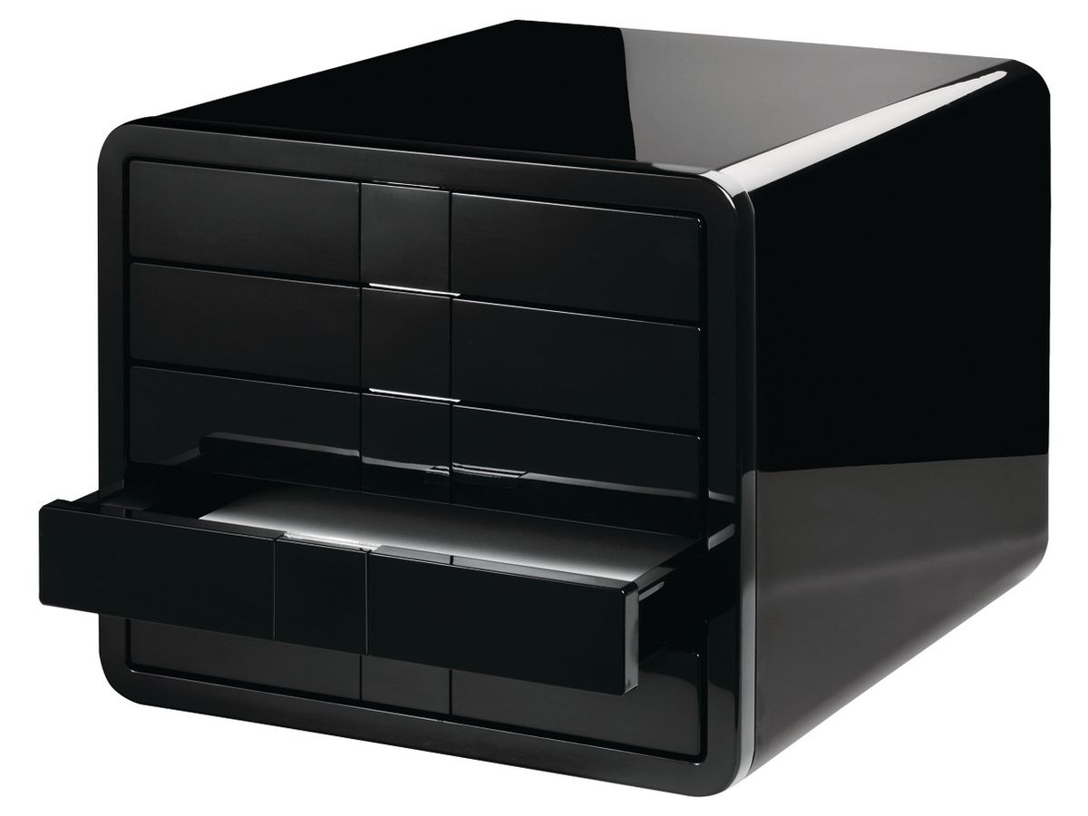 HAN Schubladenbox i-Box A4/C4 50.40 schwarz 5 Fächer (4012473155114)