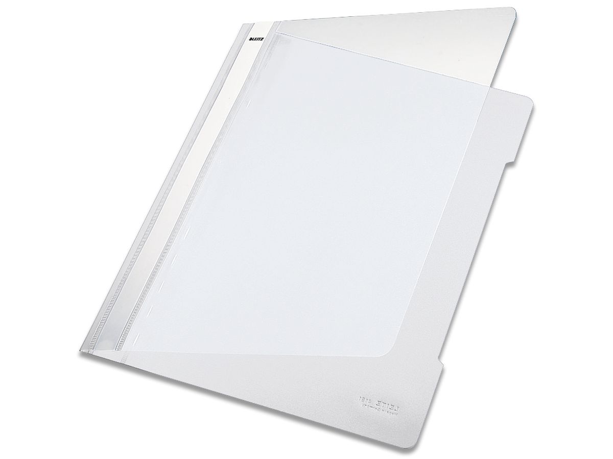 LEITZ Standard Plastik-Hefter A4 41910001 weiss (4002432308491)