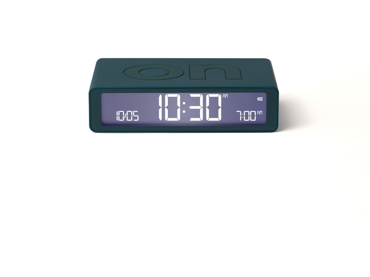 LEXON Réveil Flip Classic LR157BF9 bleu, USB-C (3660491209350)