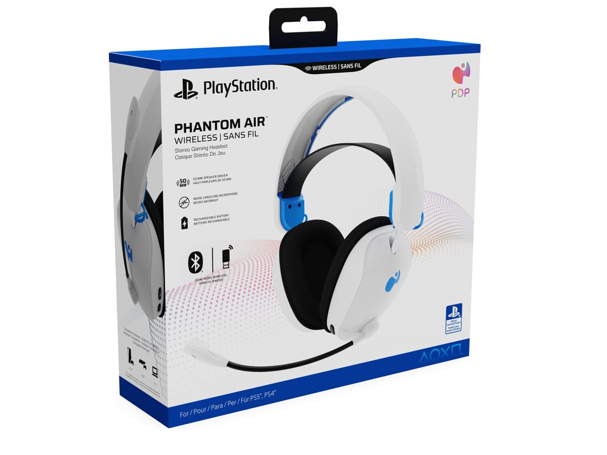 PDP Phantom Wireless Headset 052-026-WH PS5, White (0708056073961)