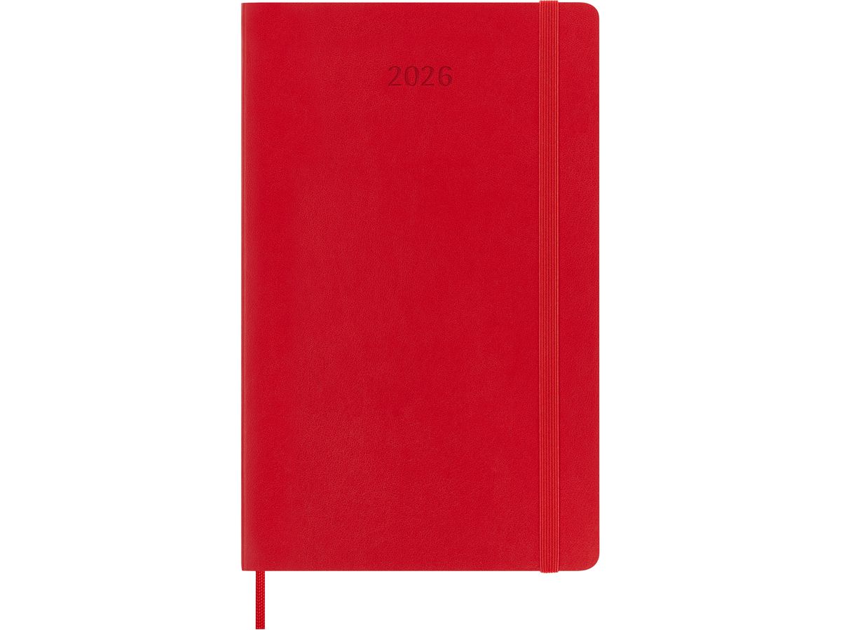 MOLESKINE Agenda Classic Large 2026 DSF212DC3Y26 1J/1P r. écarlate SC 13x21cm (8056999274580)