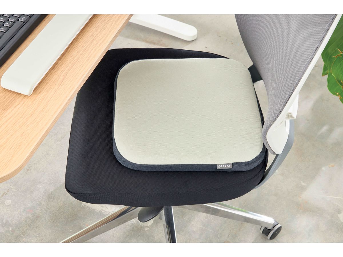 LEITZ Cuscino di seduta Ergo Active 6540-00-85 grigio chiaro con rivestimento (4002432134724)