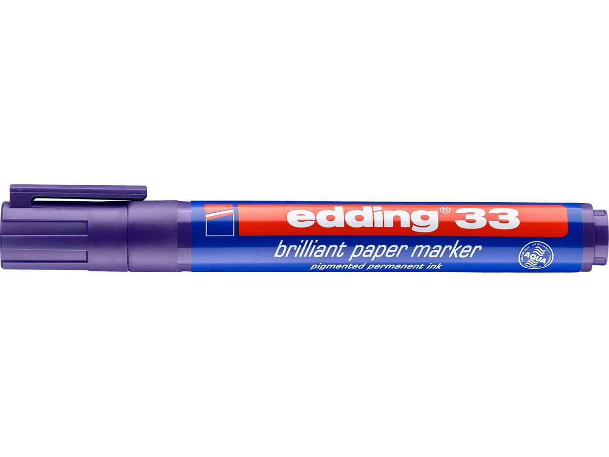 EDDING Permanent Marker 33 1-5mm 33-8 violet (4004764064663)