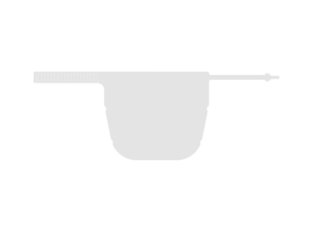 MAGNETOPLAN Écran facial rPET 25x32x75mm 1102501 blanc, transparent 5 pcs. (4013695062815)