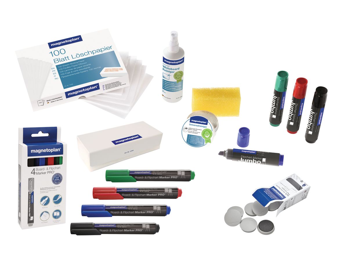 MAGNETOPLAN Set Présentation 12299F pour Whiteboard (4013695015767)