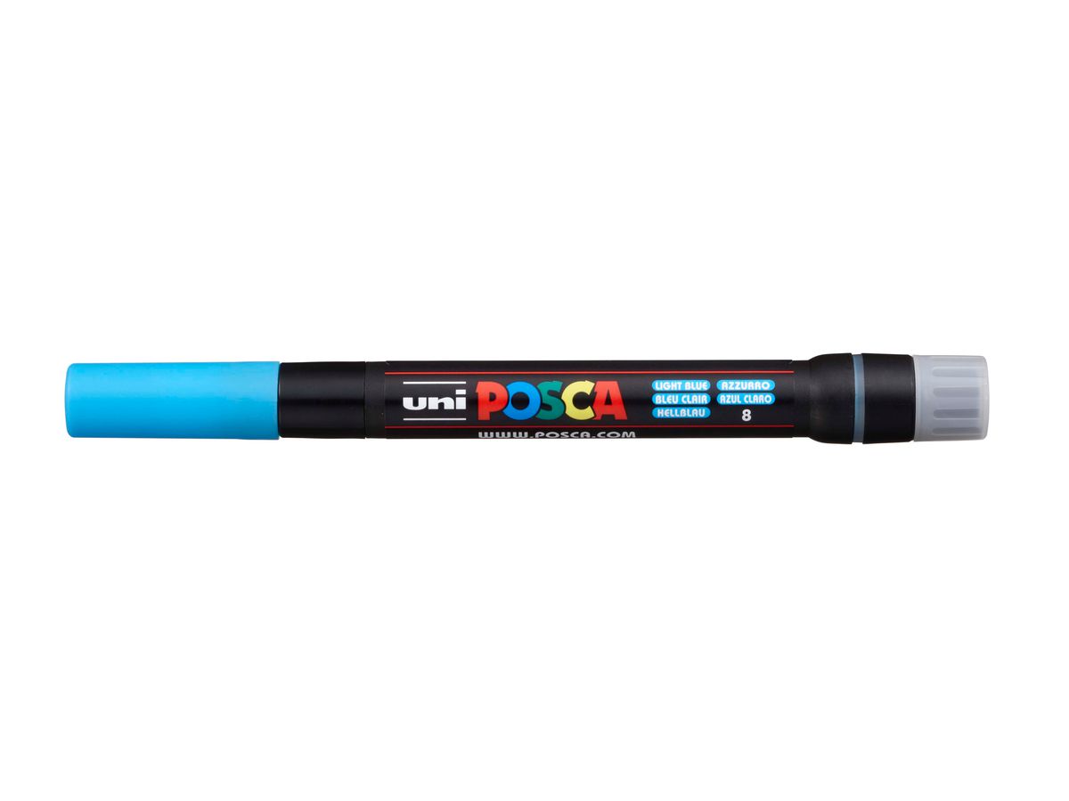 POSCA Pinsel-Marker 1-10mm PCF350 L.BLU hellblau (4902778559741)