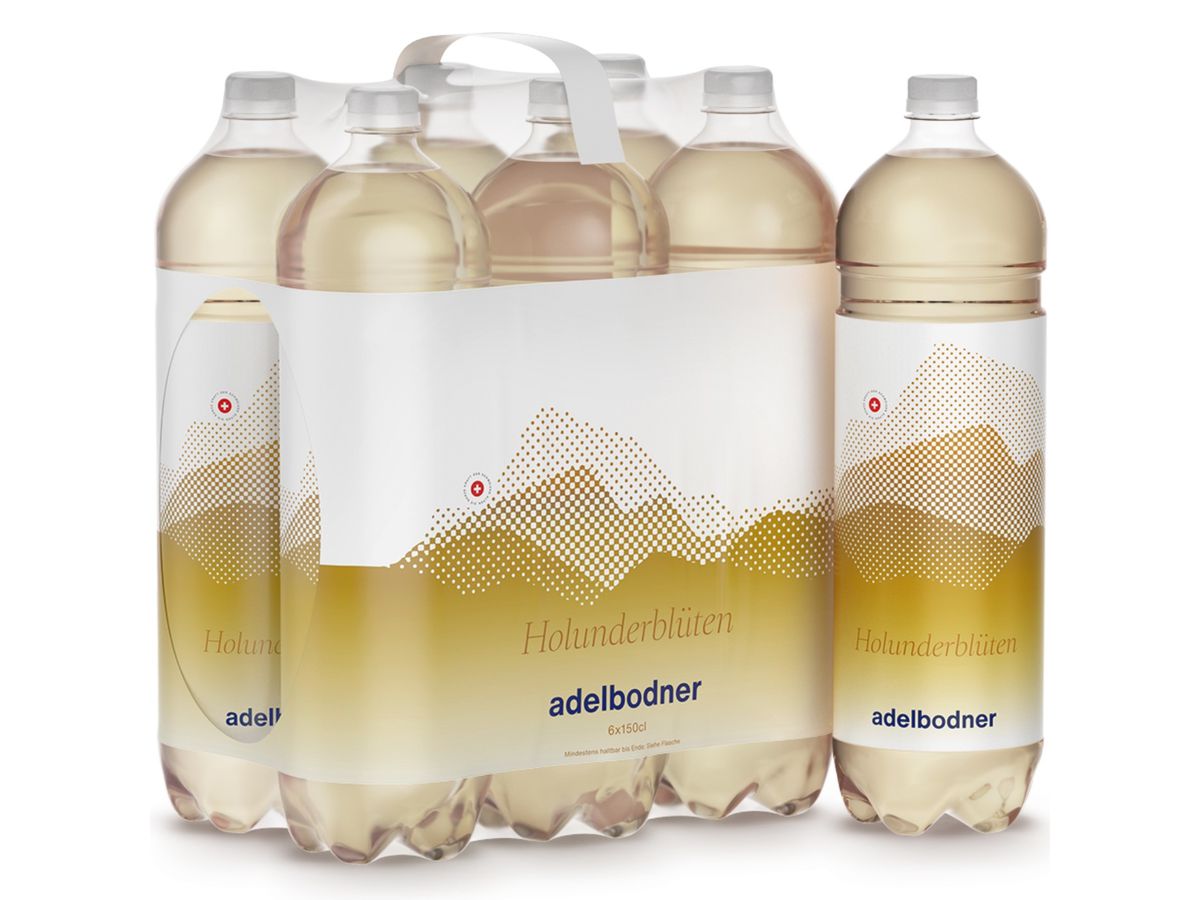 ADELBODNER Holunder-Melisse 152055 150 cl, 6 Stk. (7610338133061)