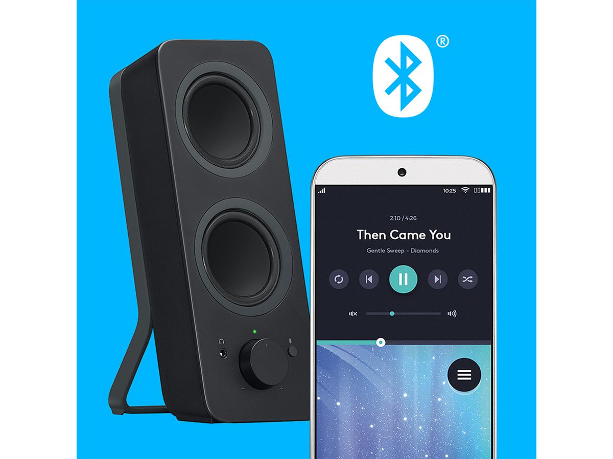 LOGITECH Z207 BT PC-Speakers 2.0 black 980-001295 (5099206075023)