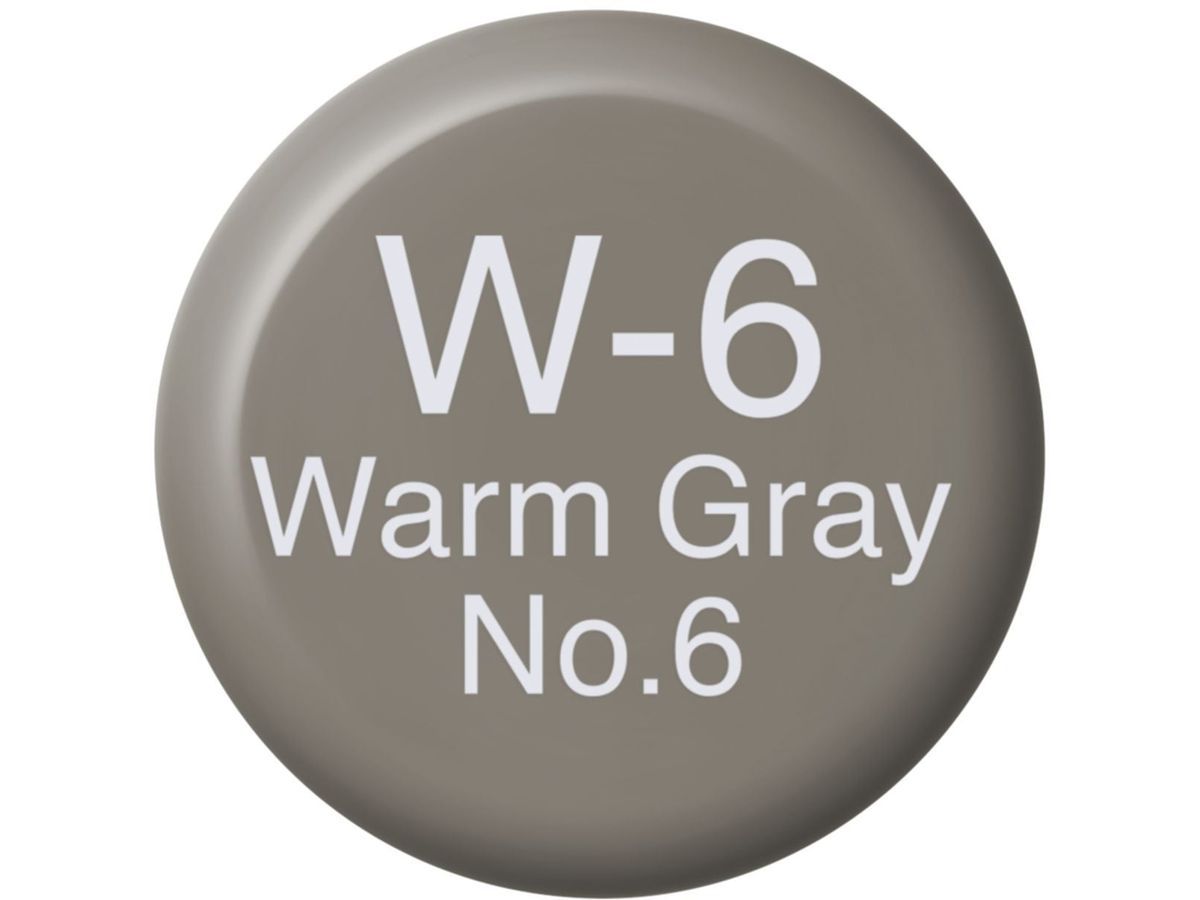 COPIC Ink Refill 21076111 W-6 - Warm Grey No.6 (4511338055724)