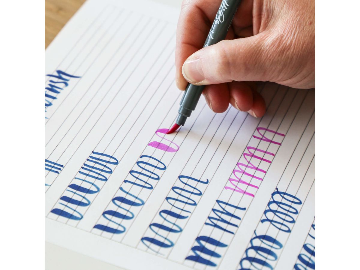 ONLINE Callibrush Pen Double Tip 81463 Roll Pouch, 24 Stück (4014421814630)