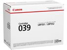 CANON Modulo di toner 039 nero 0287C001 LBP 351x/352x 11'000 pagine (4549292031485)