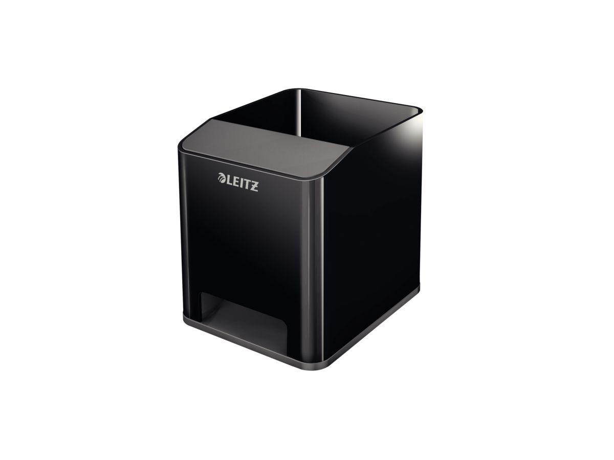 LEITZ Sound Stifteköcher Duo Color 53630095 schwarz (4002432117482)