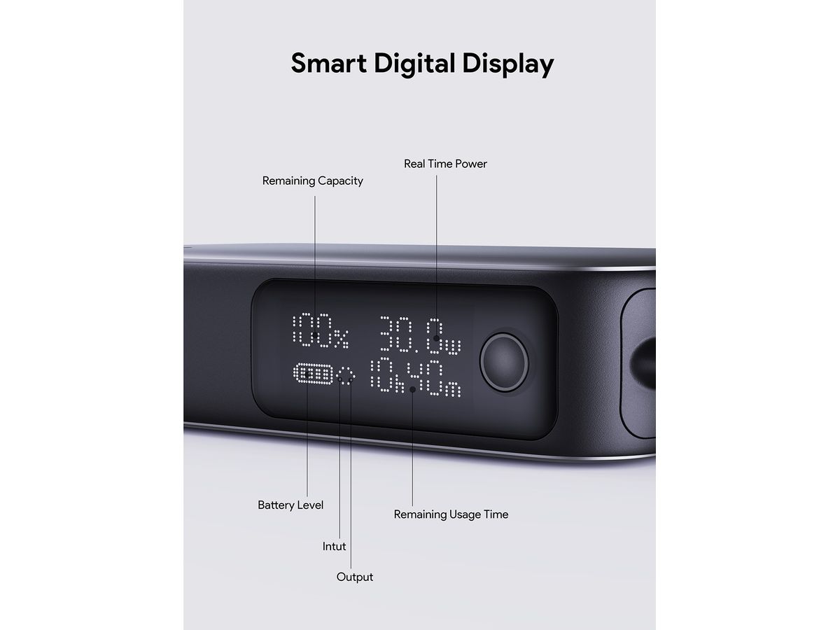 AUKEY Spark Sling 10000mAh PB PB-Y47 30W PD, Bild-in-USB-C Cal.Gr (0689323789955)