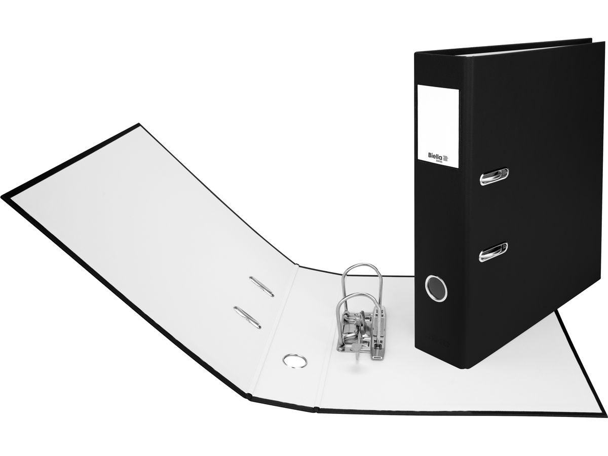 BIELLA Ordner Plasticolor 7cm 10740702U schwarz A4 (7611365200832)