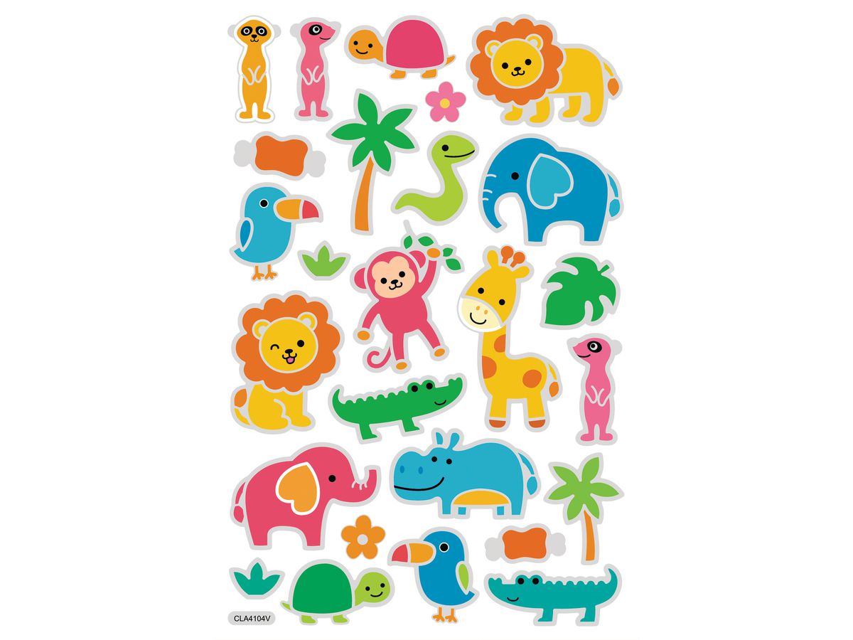 FOLIA Adesivi a bolle 14x21cm 19503 Safari (4001868106664)