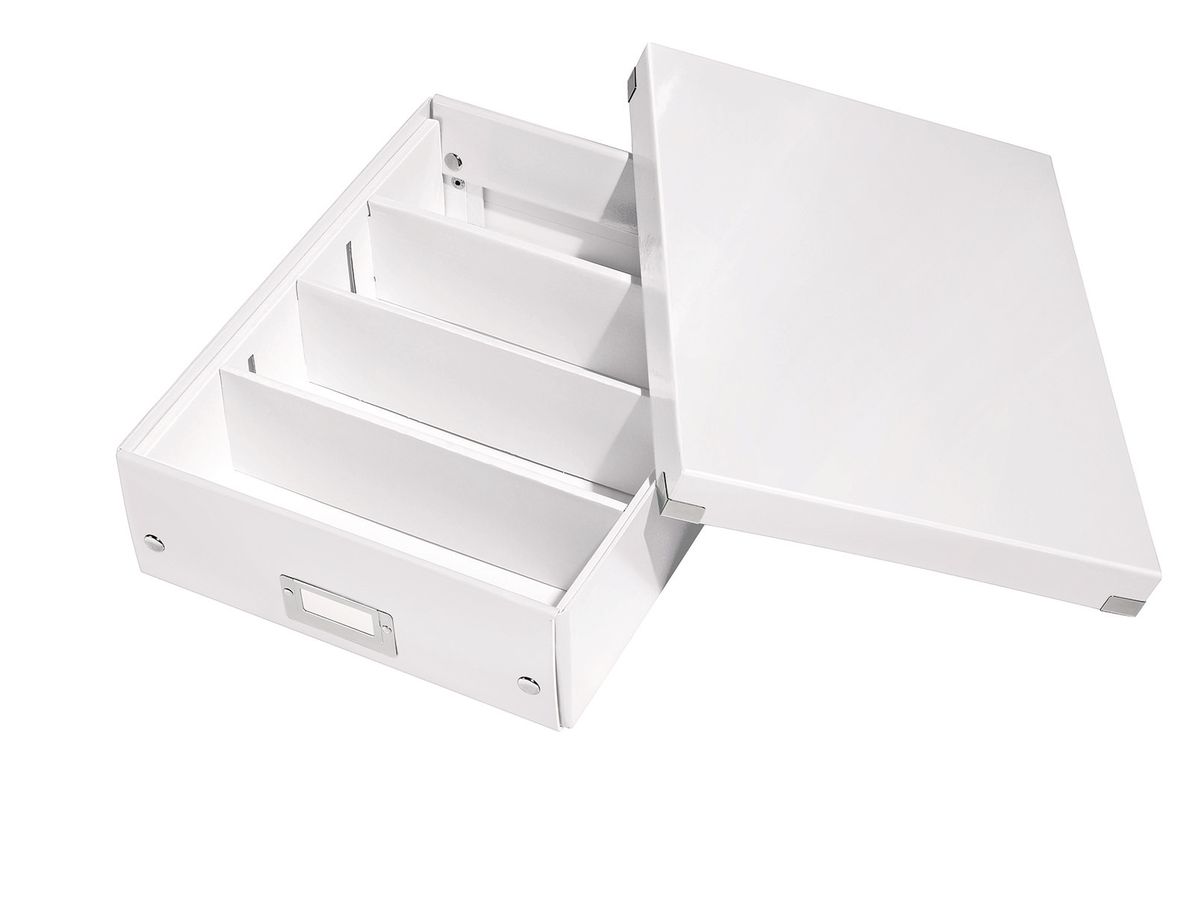 LEITZ Click&Store WOW Org.box M 60580001 blanco 281x100x370mm (4002432105120)