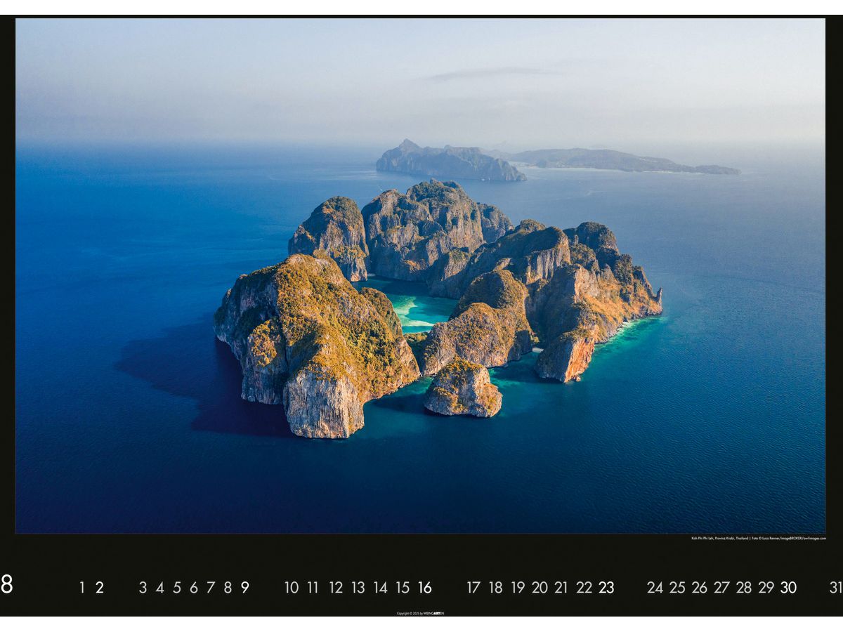 WEINGARTEN Calendrier 2026 2951900+26 Die Erde von oben DE 68x49cm (9783839901632)