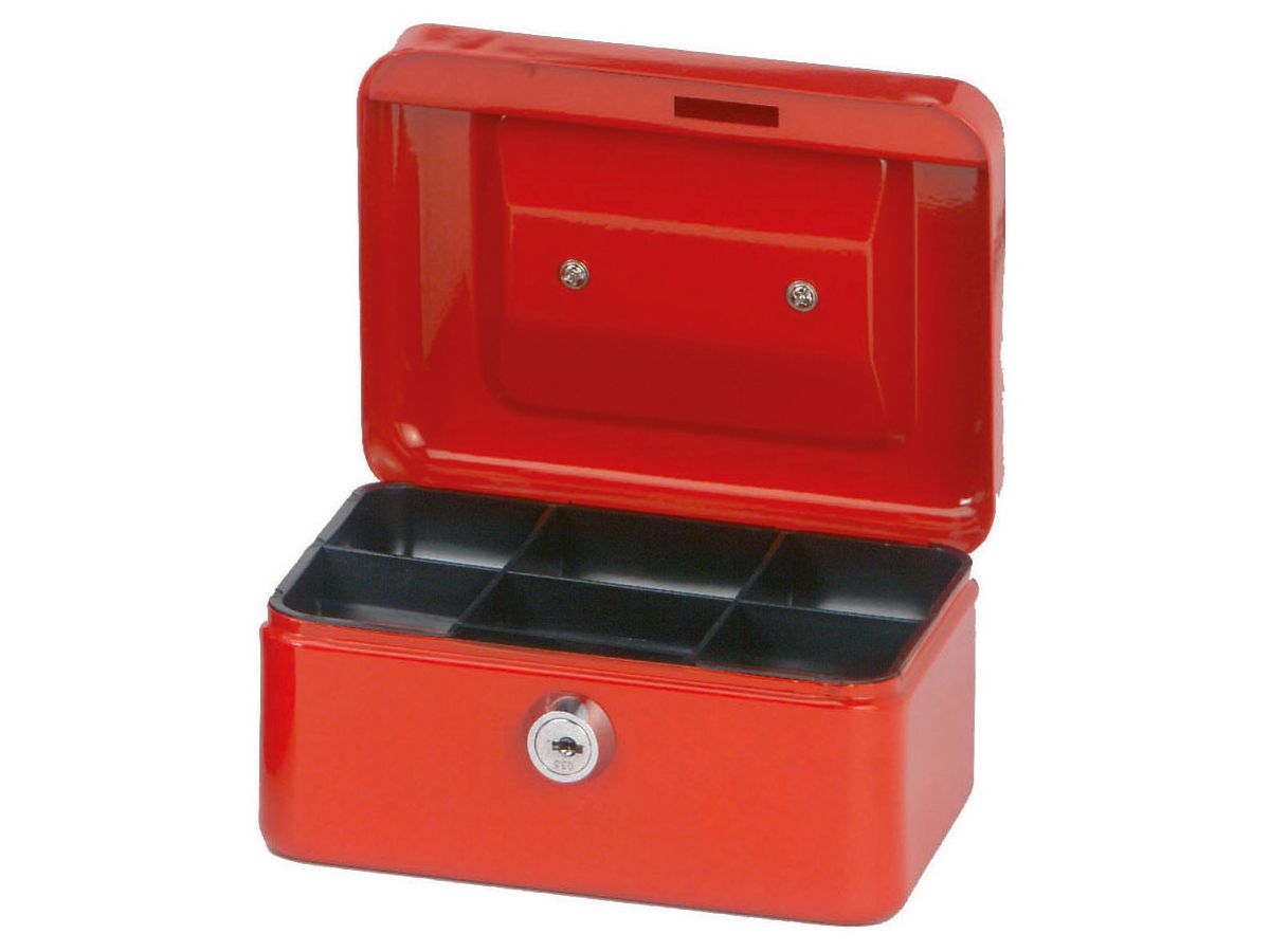 MAUL Casset.soldi 1 15,2x12,5x8,1cm 8.15 rosso (4002390037662)